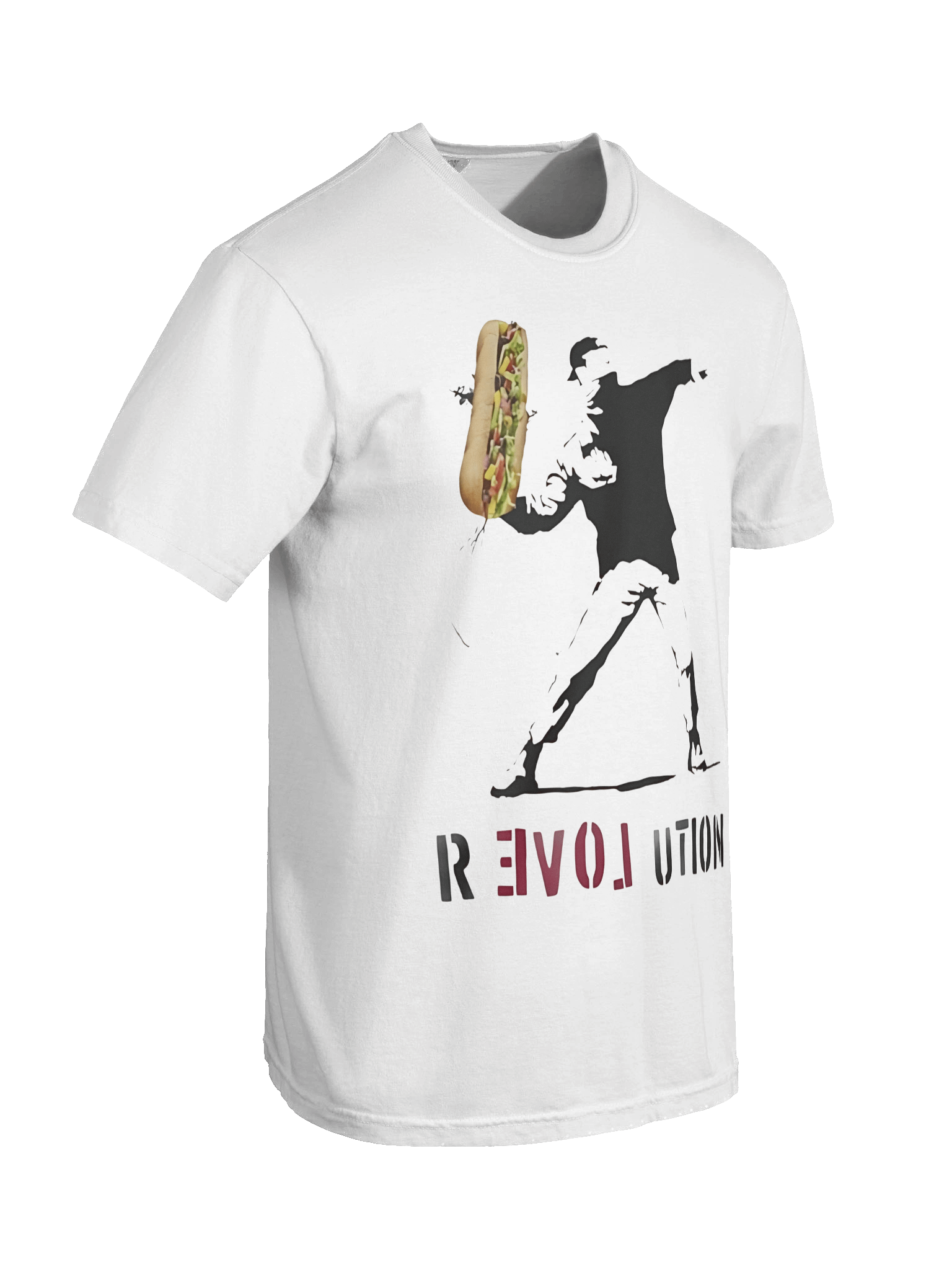 Banksy Lanceur de fleurs Manifestation pacifiste Révolution Street art T-shirt product image (5)