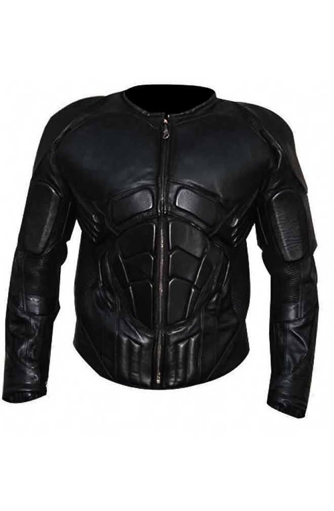 Batman leather Jacket for motorcycle ( armor, suit, gear, protection, moto equipment sports ) product image (1)