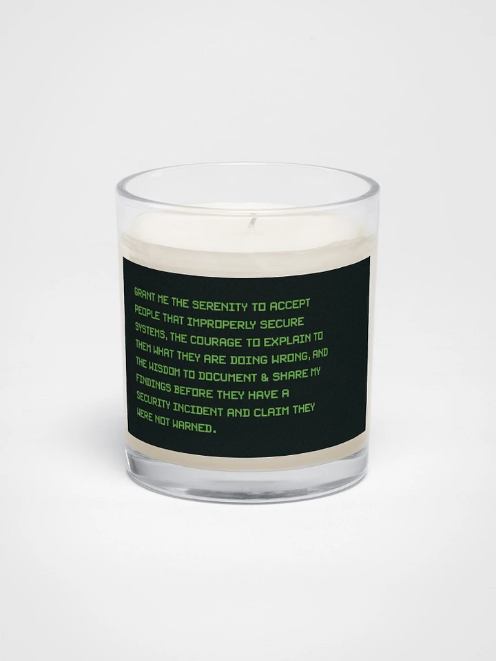 Serenity Candle - Black & Green product image (1)