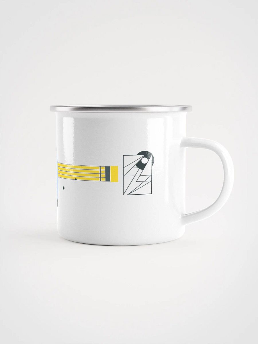 Prelude and Moogue by Frank Fonik (Minimoog), Enamel Mug product image (2)