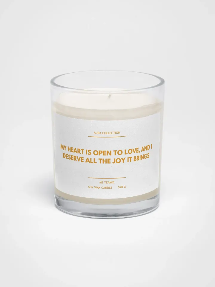 AURA COLLECTION Soy Wax Candle: Open Your Heart product image (1)