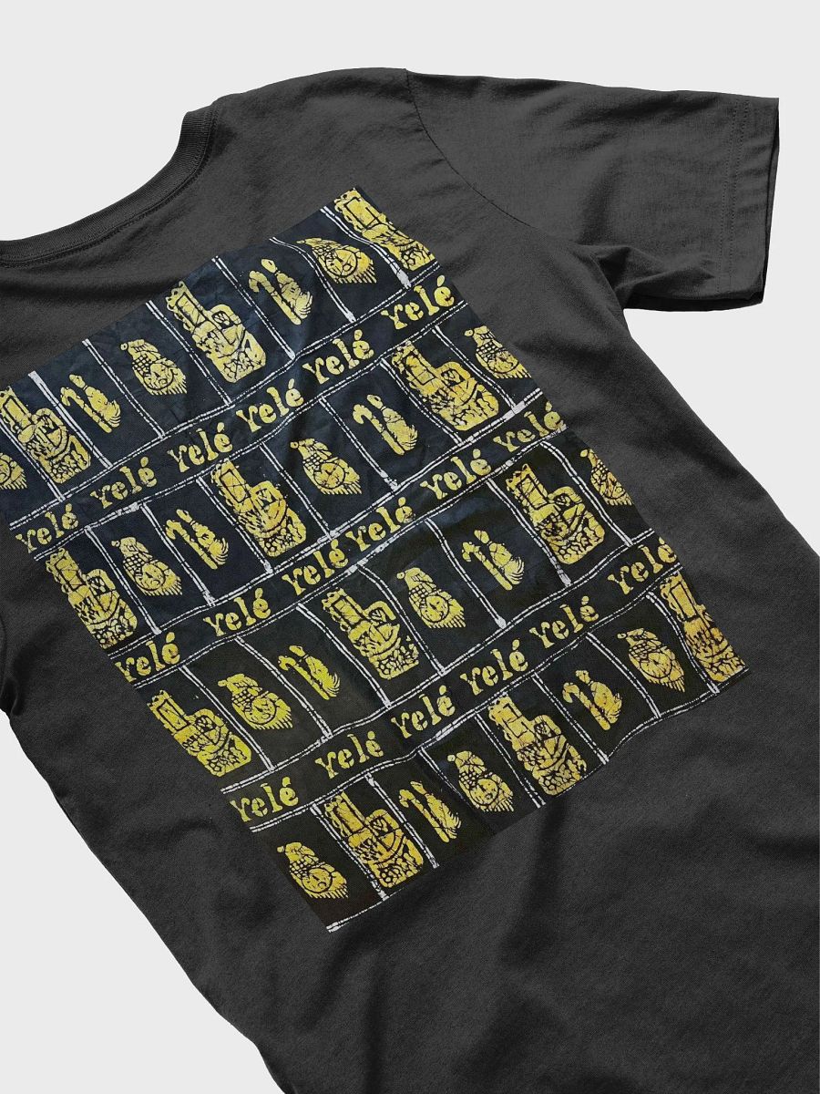 African Royalty Print T-Shirt by Yelé - Afro Fashion with Throne, Rod, Staff, and Crown Symbols product image (4)