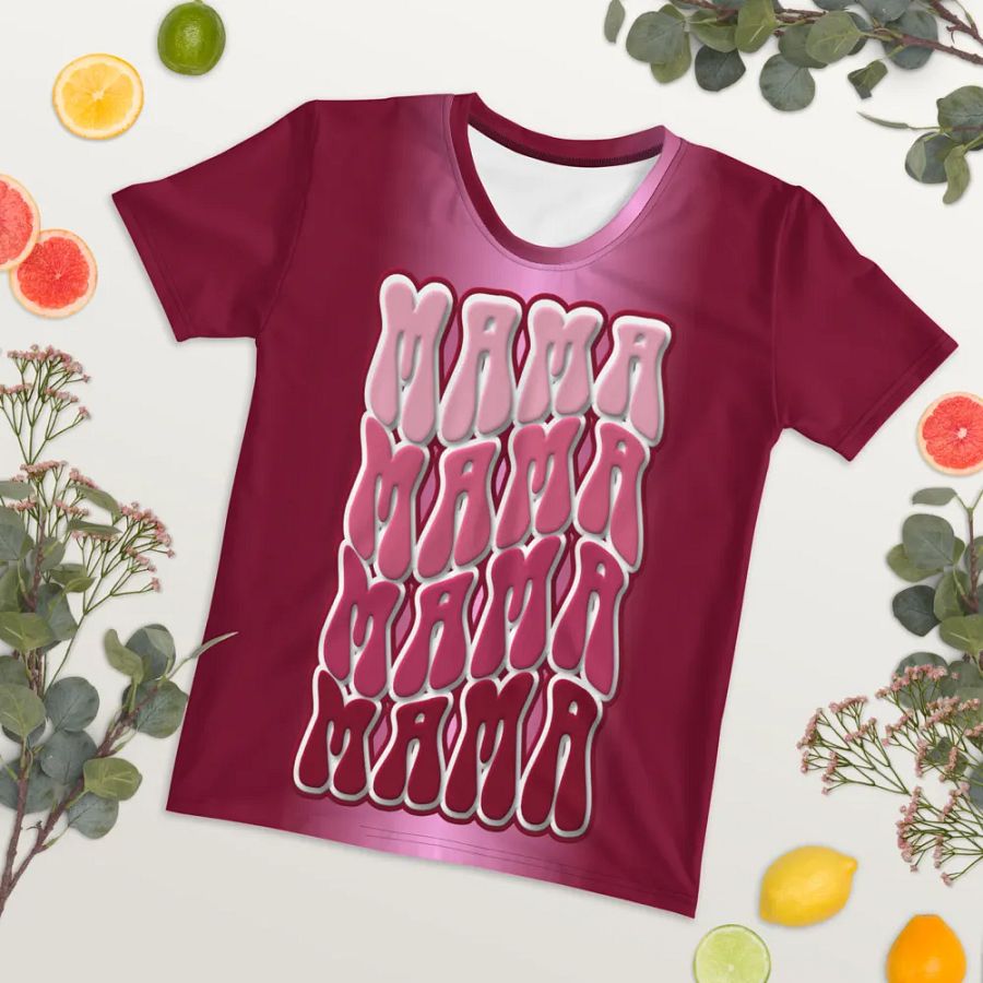 Mama All Over Print T-shirt product image (7)