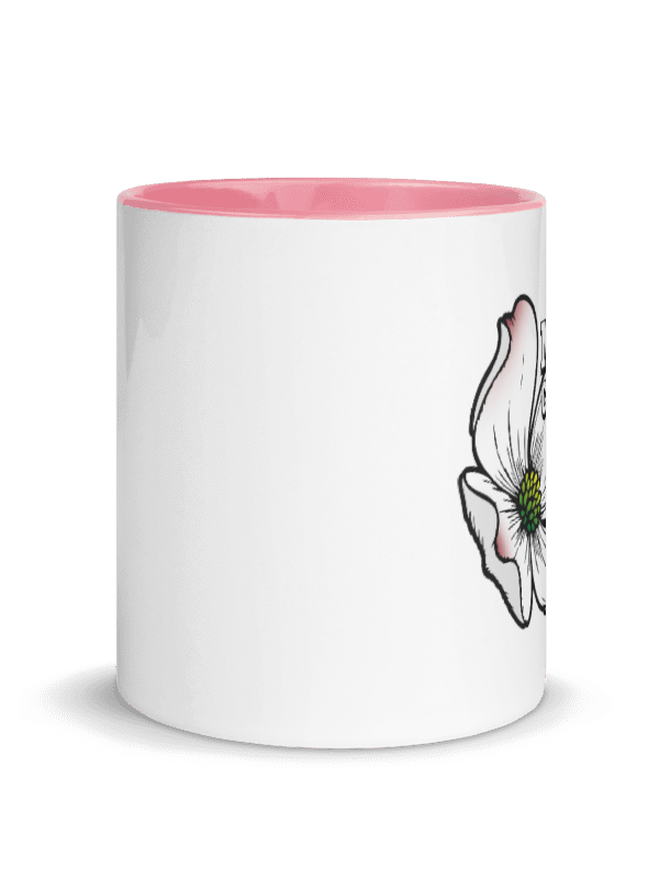 North Carolina Dogwood Floral Ceramic Mug product image (2)