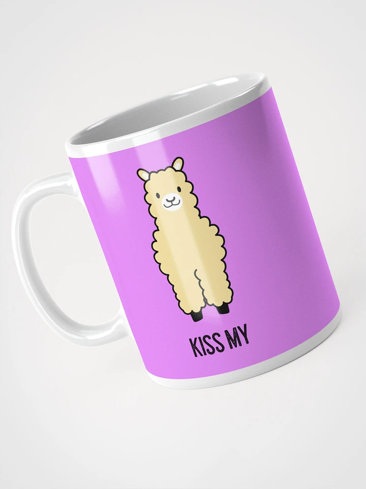 Alpacass Coffee Mug | 11oz & 15oz Variants | Cute Alpaca Face & Cheeky Rear Design | Kiss My Funny Novelty Cup product image (1)