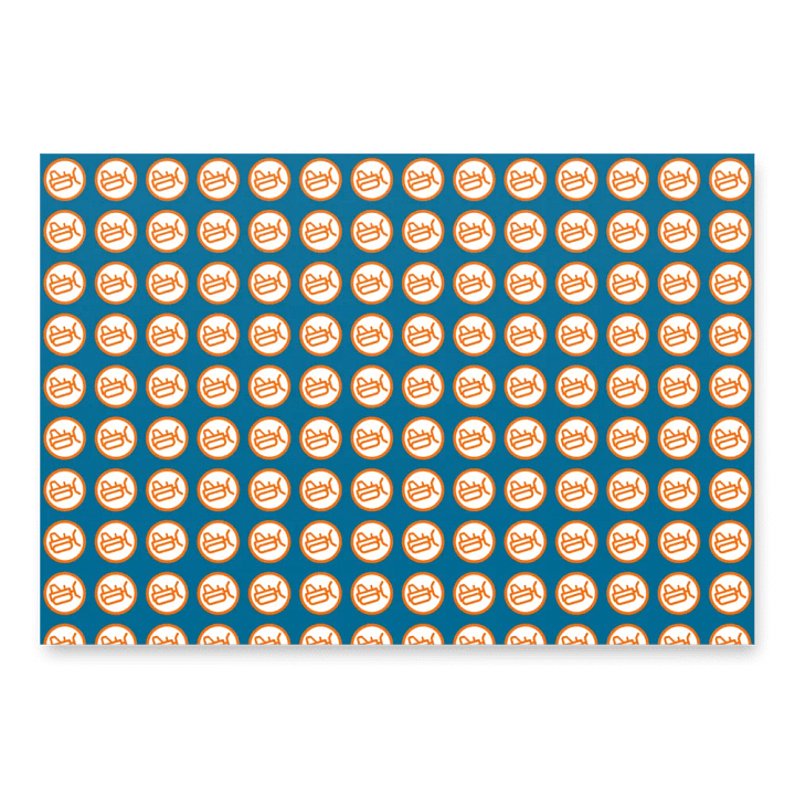 Multi color gift wrap - 3 sheets product image (2)