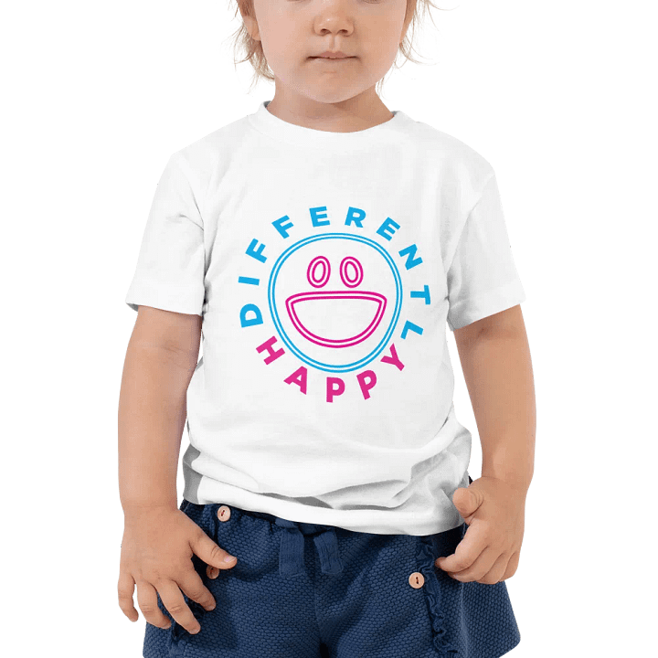 Kids Differently Happy White t shirt product image (1)