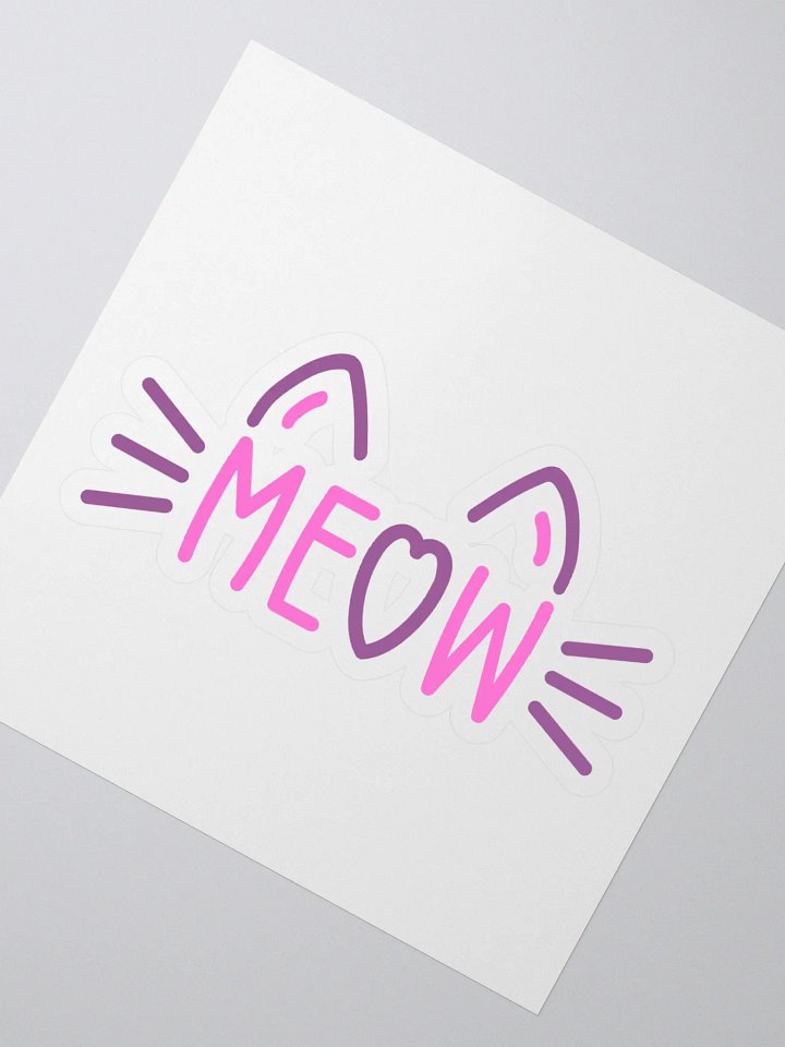 Meowtastic Kiss-Cut Stickers product image (2)