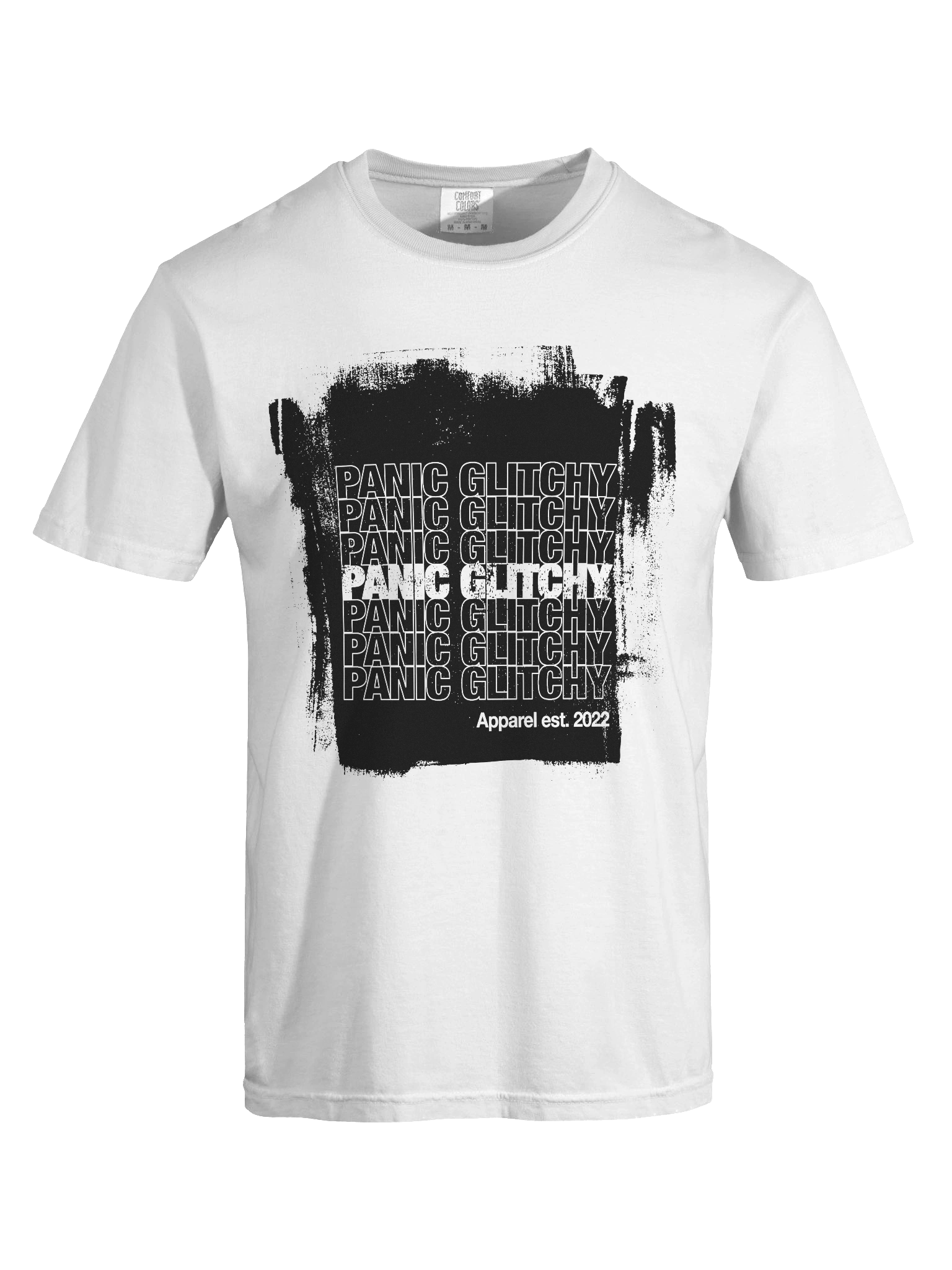 Panic Glitchy Grocery Ink Roller Tee product image (87)