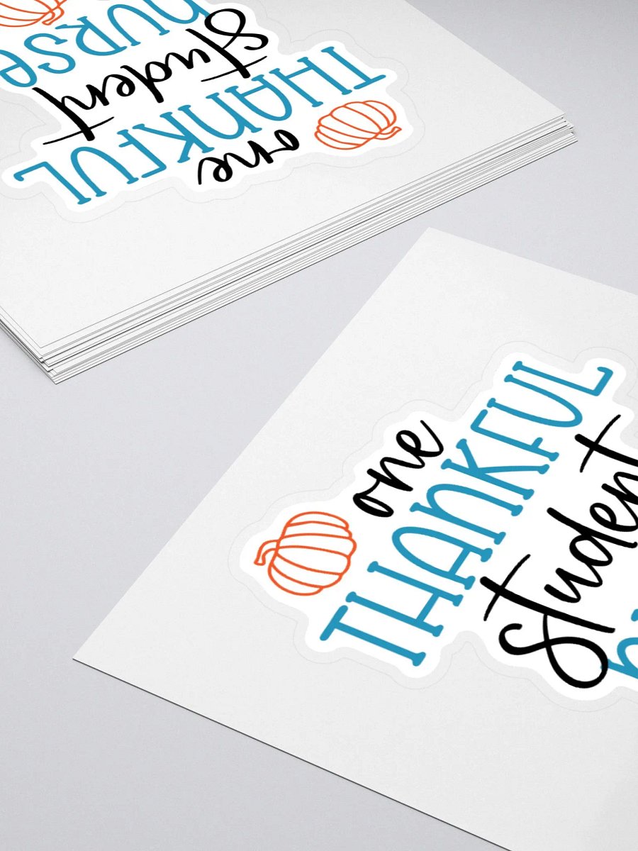 One Thankful Student Nurse Sticker product image (10)