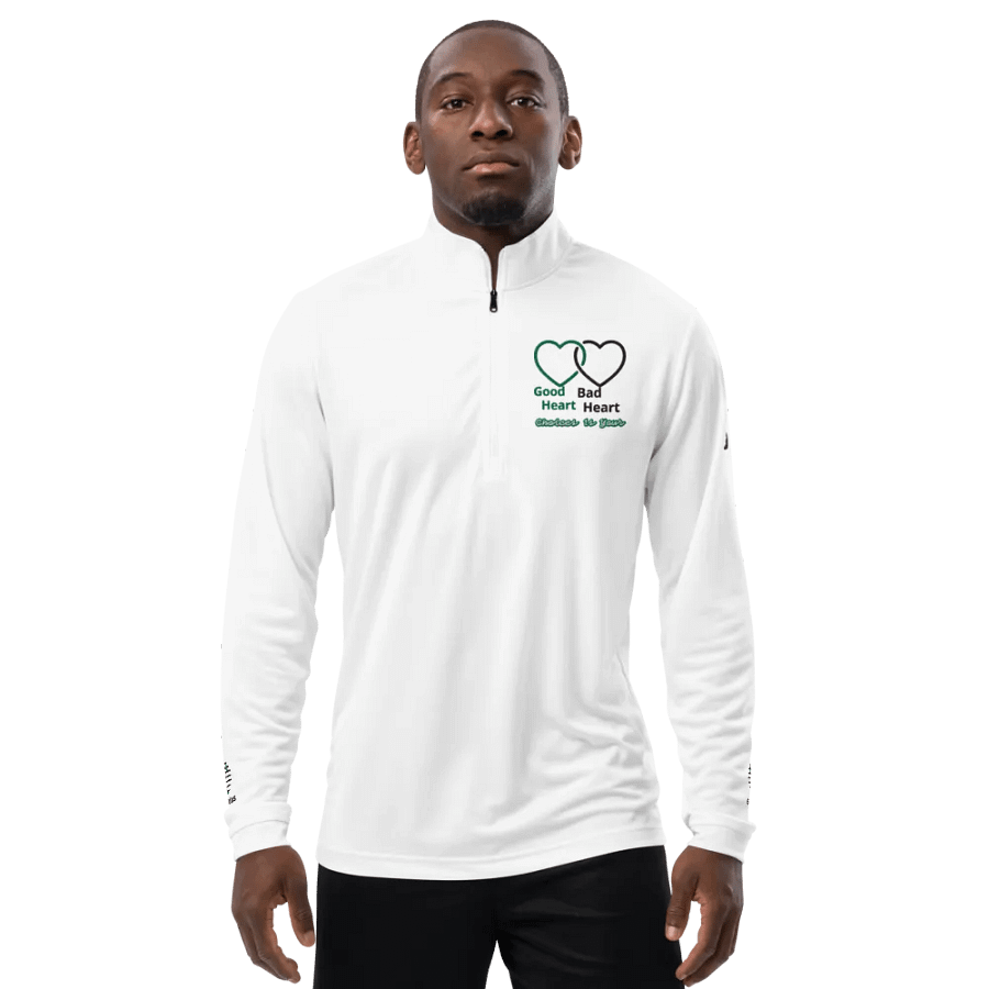 Good Heart Choices Quarter-Zip PulloverEcoAdidas Quarter Zip Pullover – Where Sustainability Meets Performance product image (4)