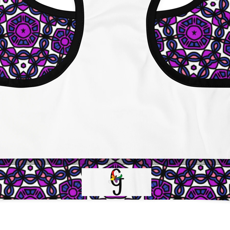 Gender Fluid Abstract (1) - Padded Sports Bra product image (8)