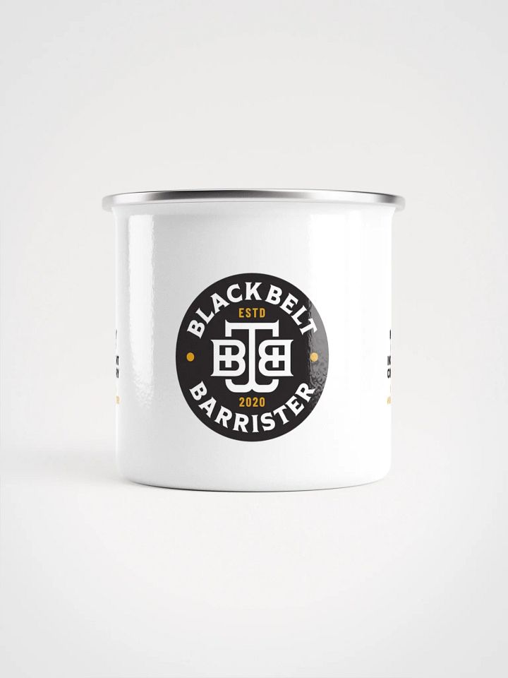BBB White Enamel 12oz Mug product image (2)