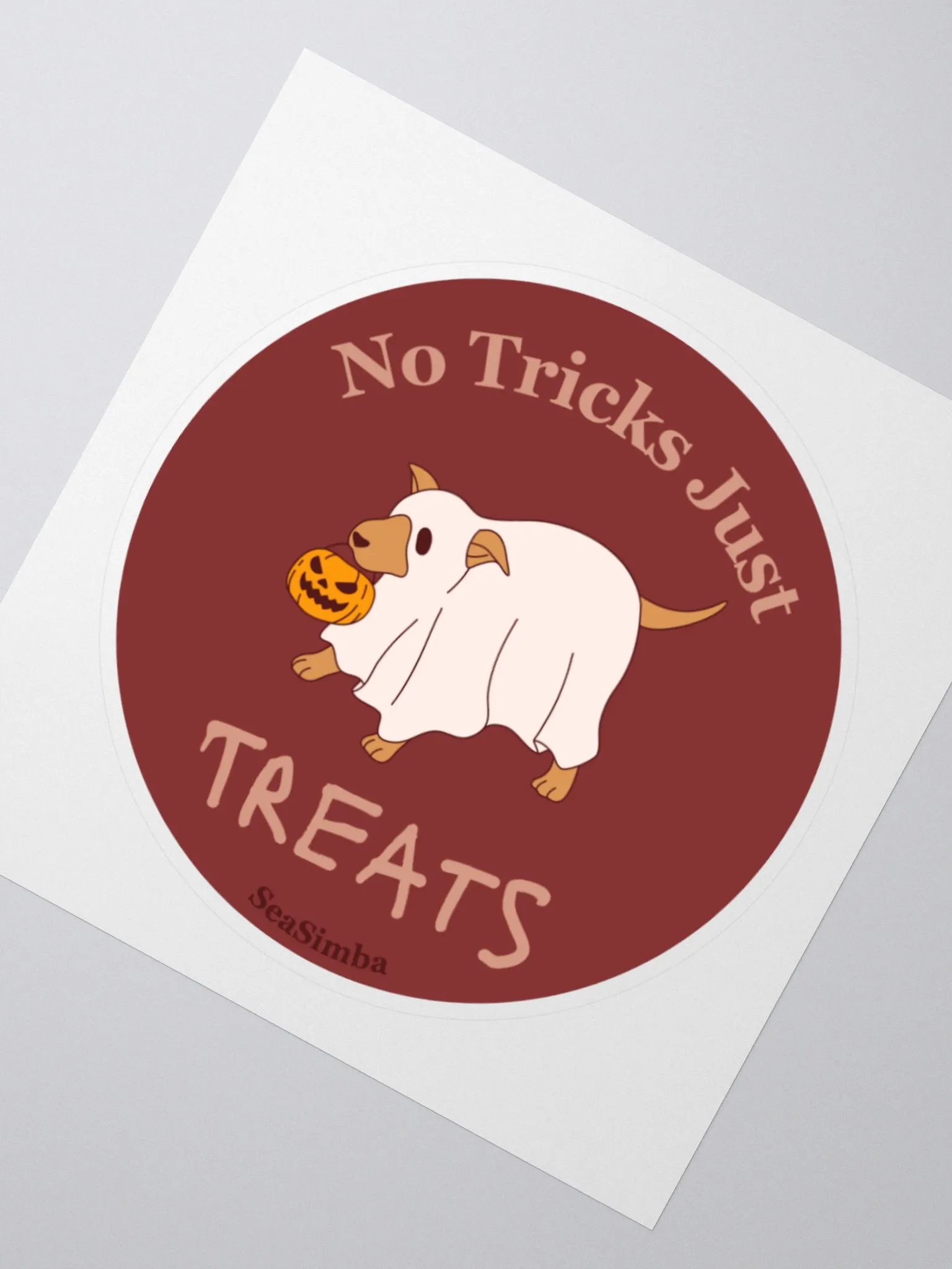 No Tricks Just Treats Sticker product image (2)