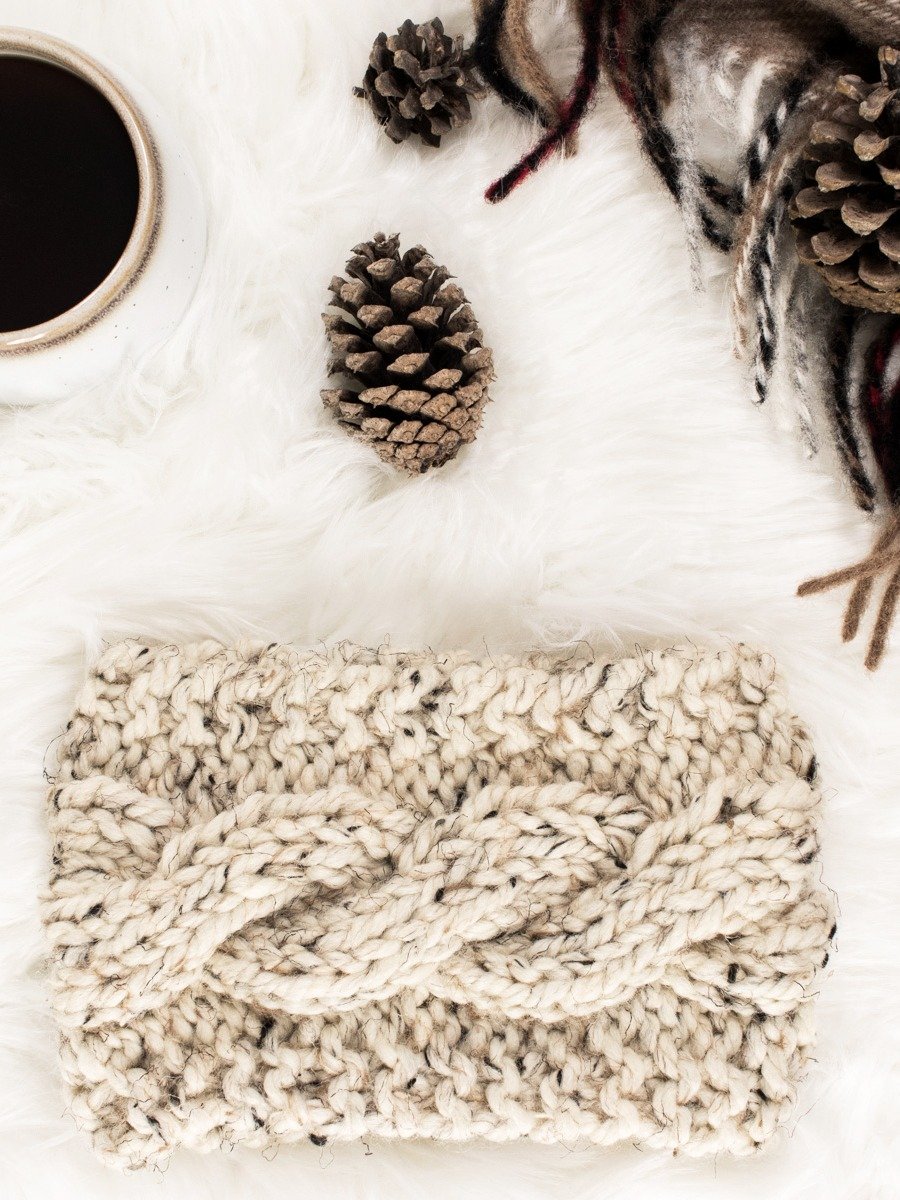 Easy Cable Headband Knitting Pattern - Friendship product image (2)