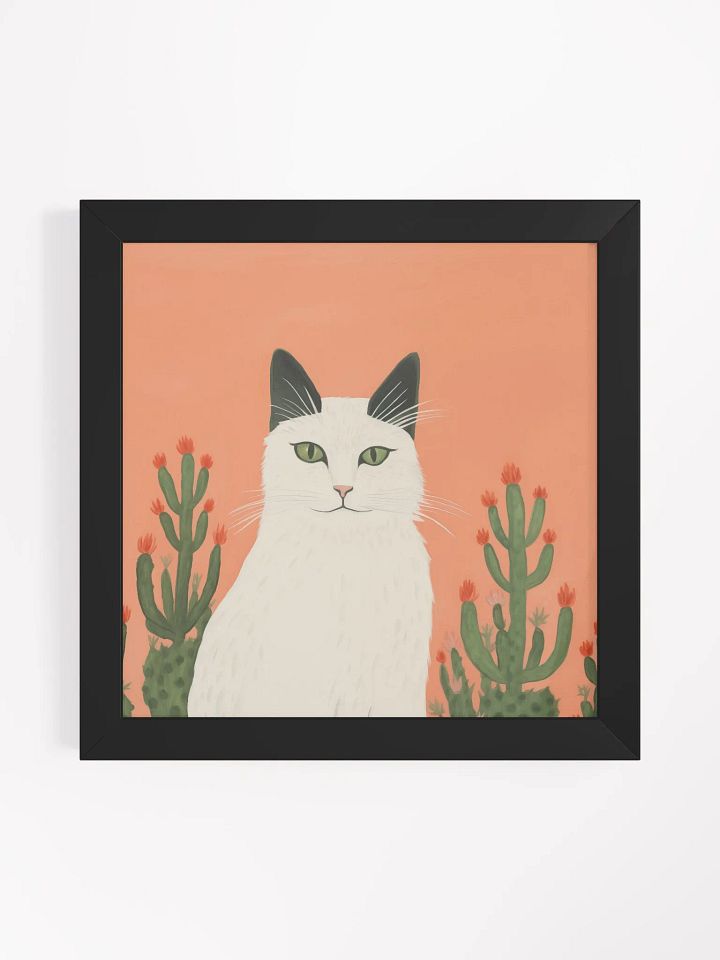 Desert Cat Dreams Framed Poster product image (7)
