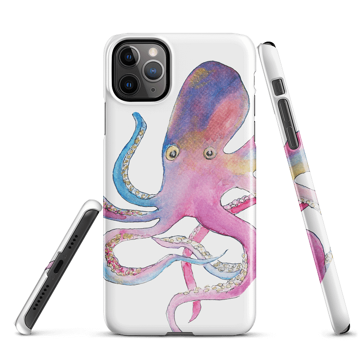 Rainbow Octopus iPhone Snap Case product image (2)