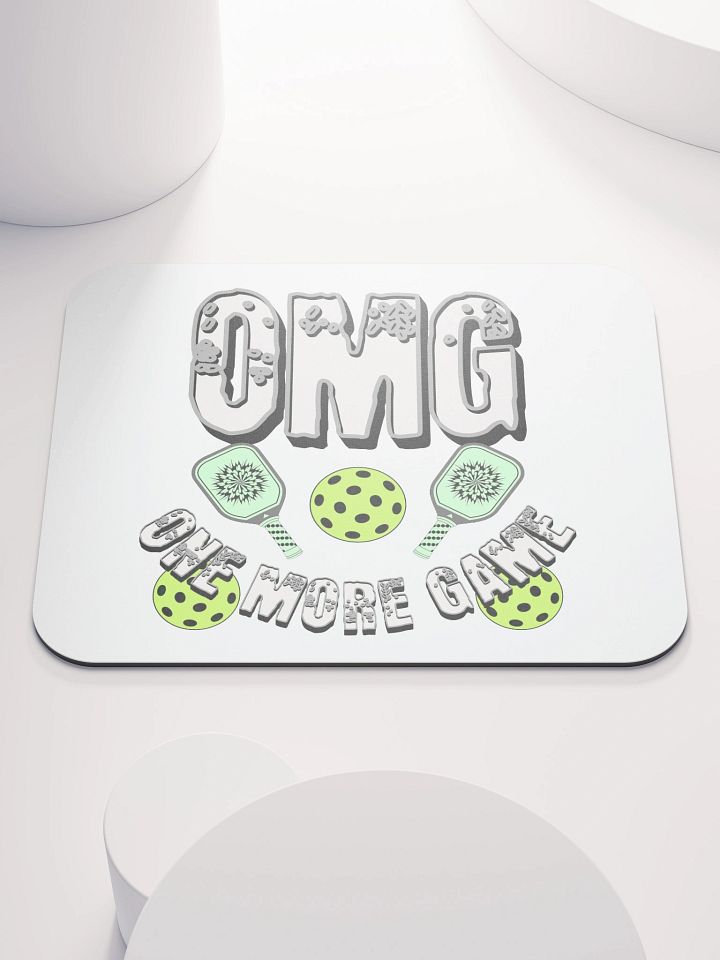 OMG One More Game Pickleball Block Fun Mouse Pad product image (2)