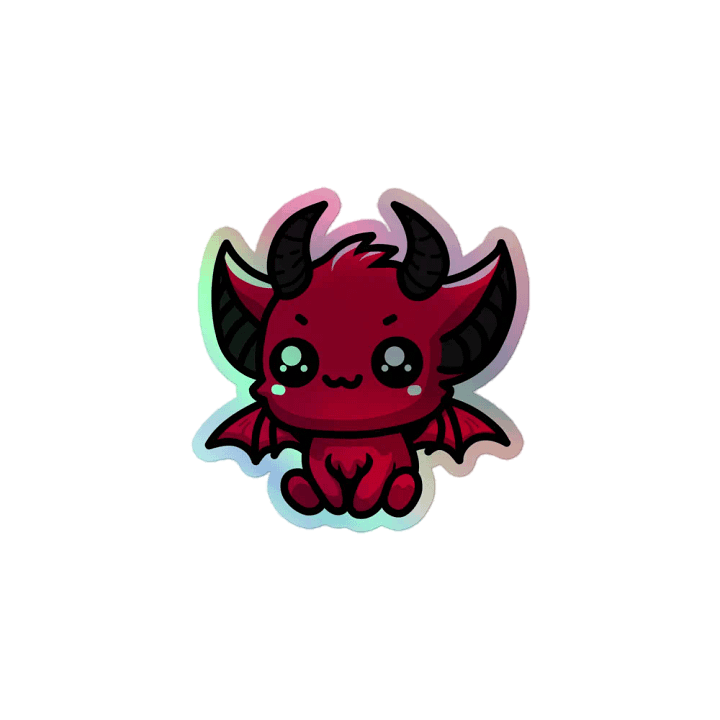 Charming Holographic Creature Sticker Sheet product image (1)