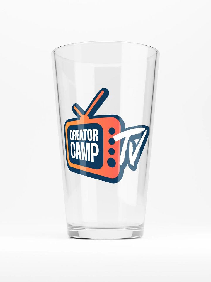 Creator Camp TV Pint Glass product image (1)