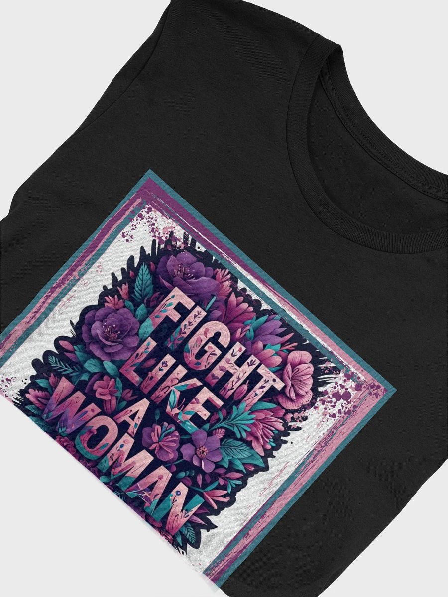 Floral Fight Like a Woman Tee product image (14)