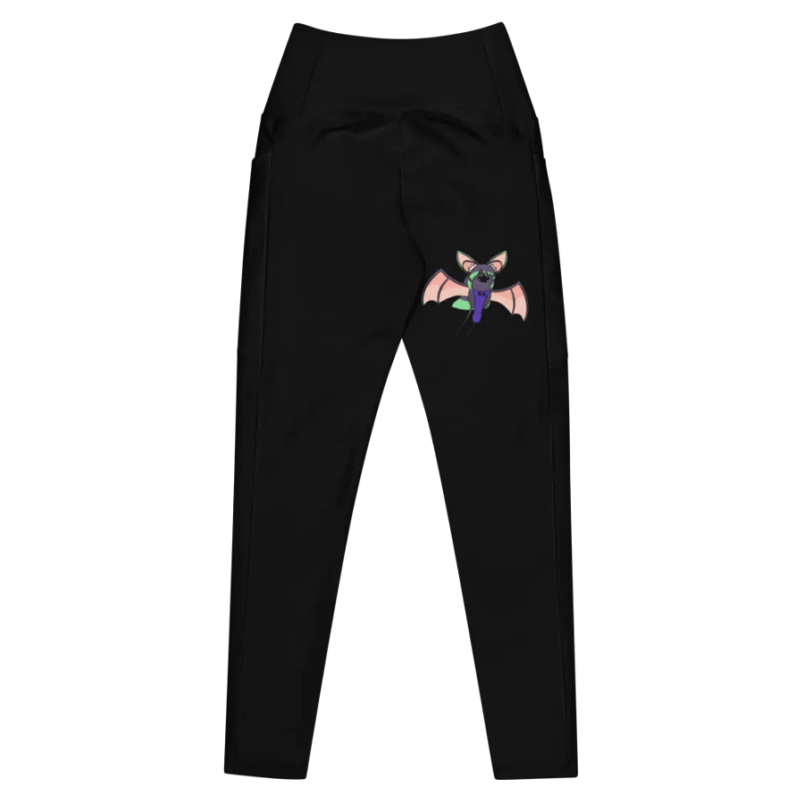 Yoga pants with POCKETS in black! product image (8)
