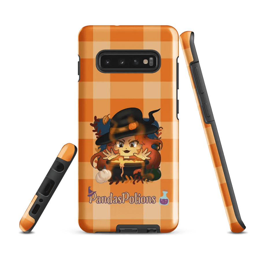 Pumpkin Witch Panda Samsung Case product image (1)