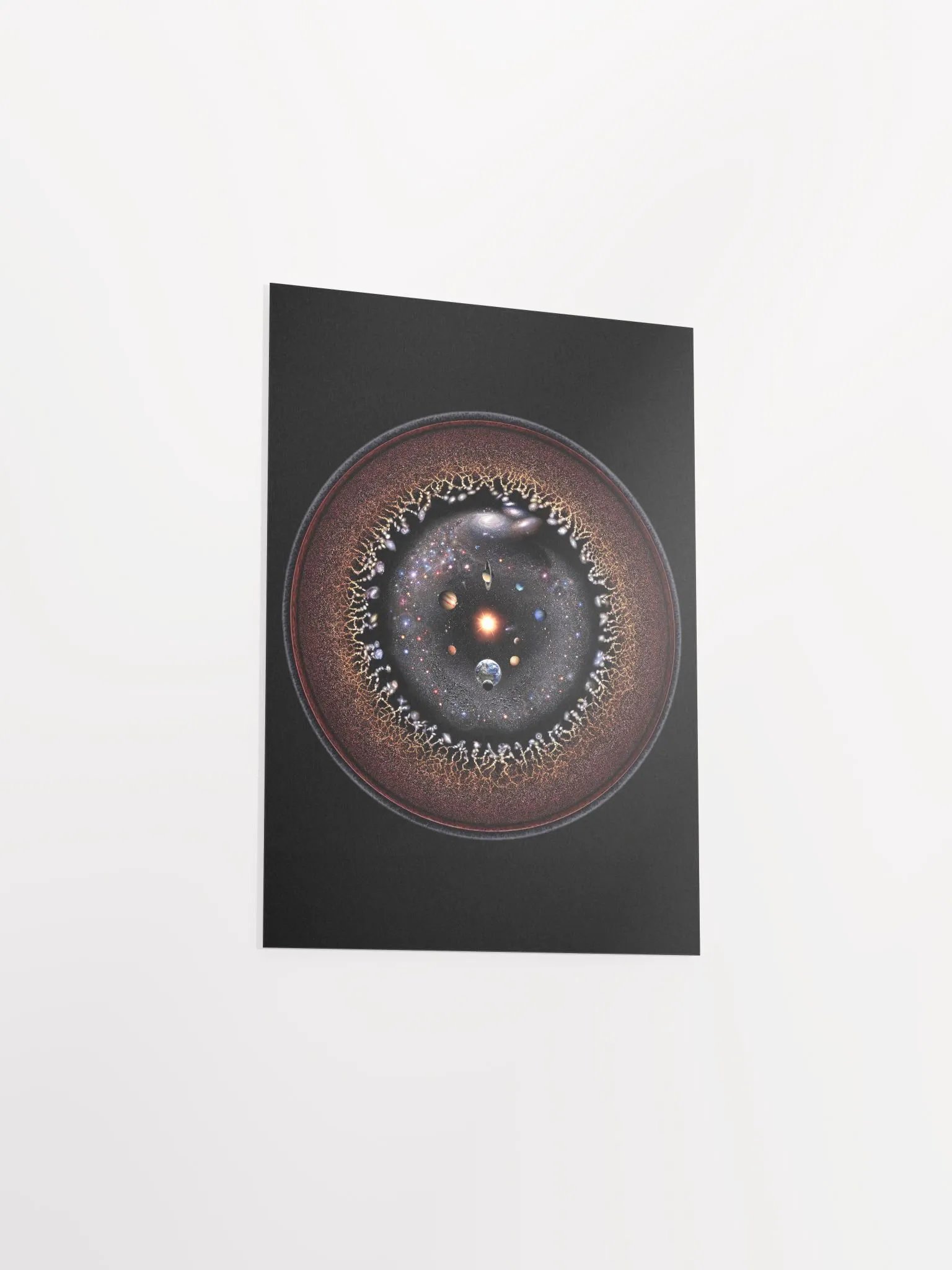 Observable Universe Logarithmic Illustration Poster product image (24)