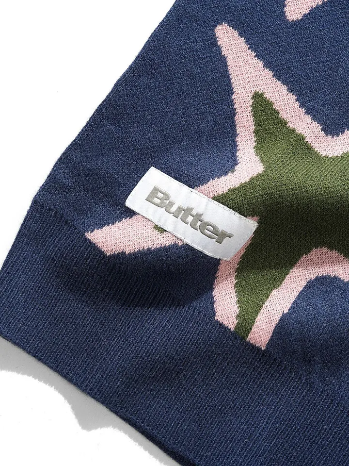 Star Polo Knit Sweater, Prussian product image (2)