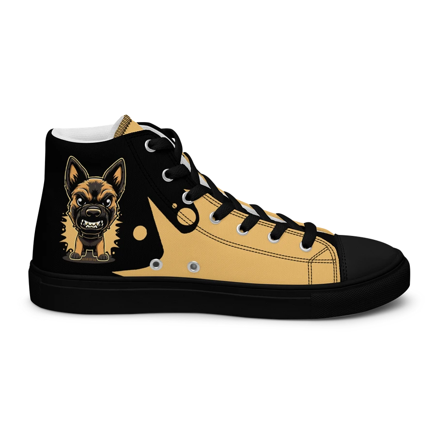 Belgian Malinois Angry Pup - Women's High Top Canvas Shoe product image (7)