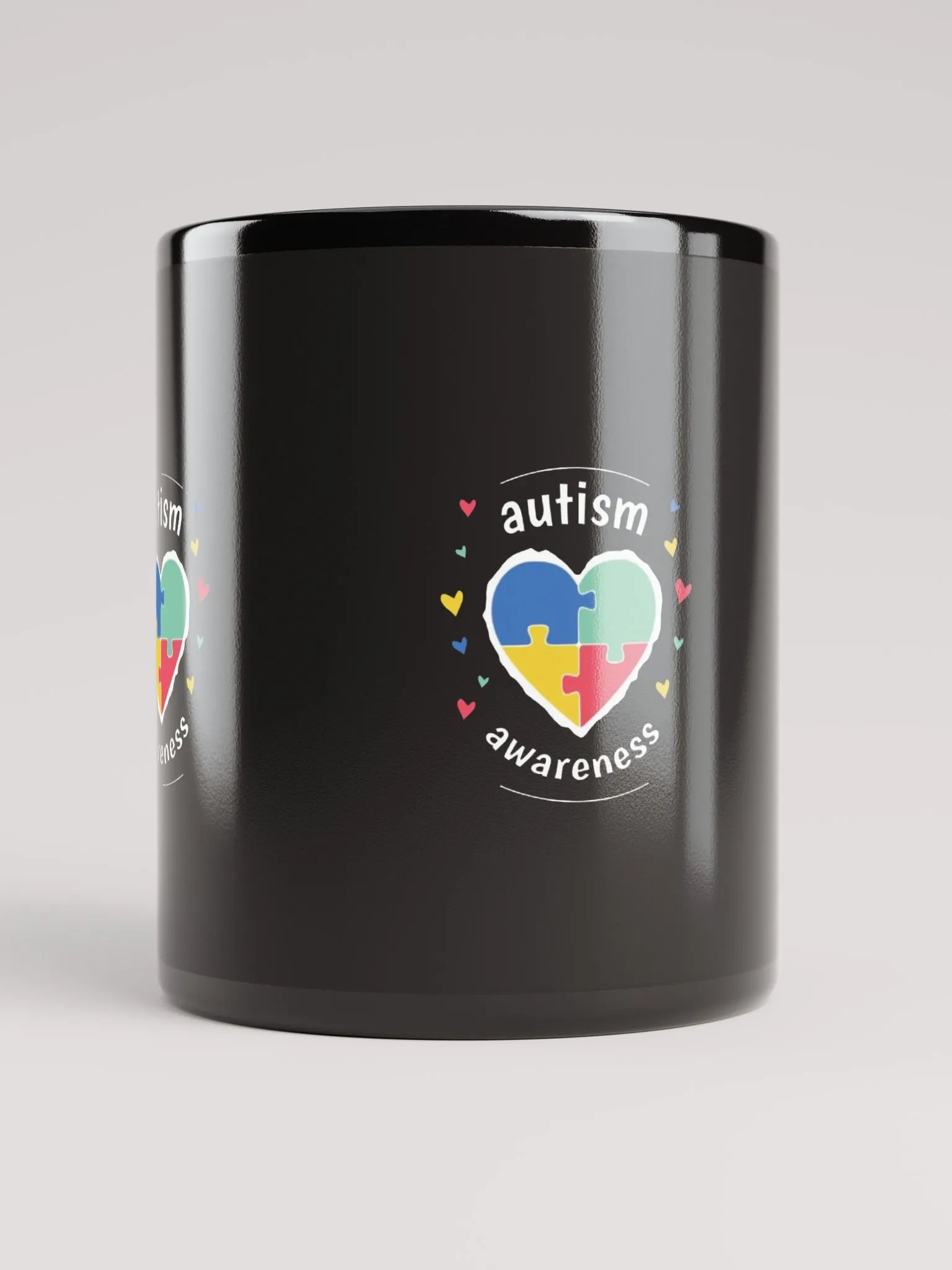 Interlocking Hearts Jigsaw Puzzle Mug product image (10)