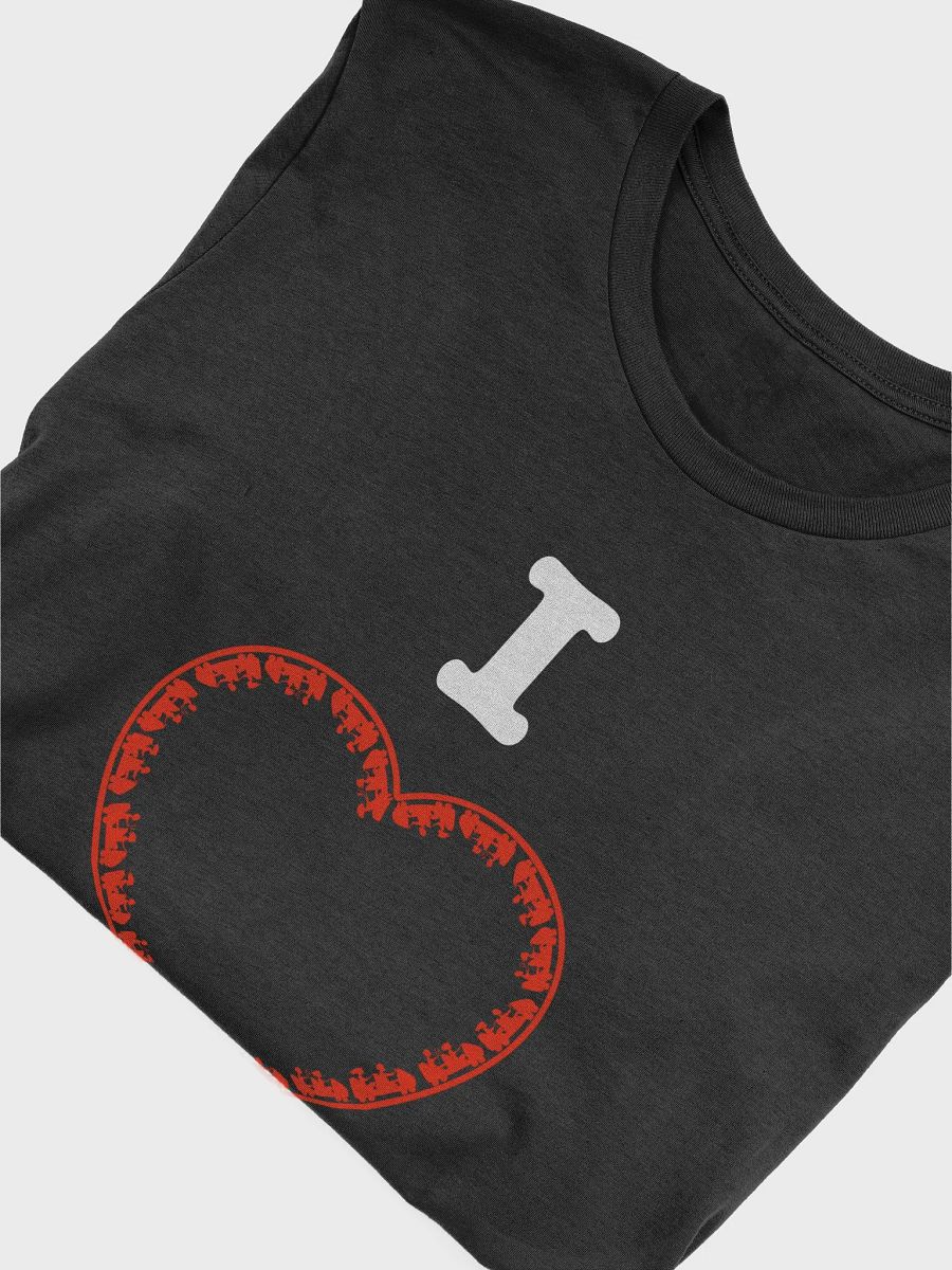 I Love Roller Coasters - Black T-Shirt product image (3)
