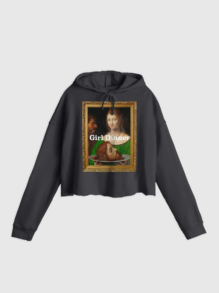 Girl Dinner Framed Cropped Hoodie product image (4)