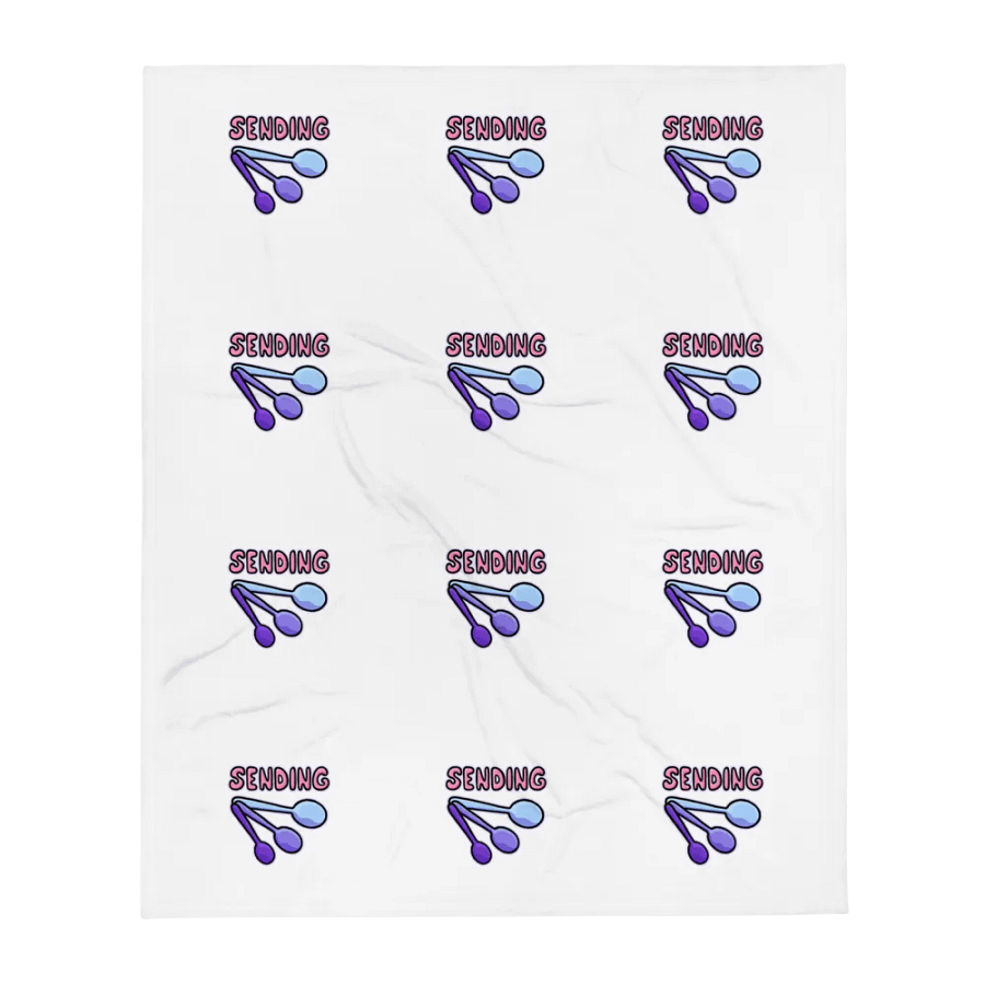 Sending Spoons Throw Blanket product image (2)