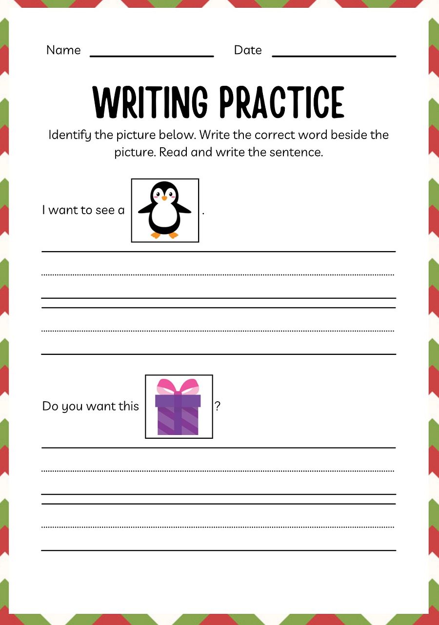 Fun and colourful christmas toddler workbook product image (3)