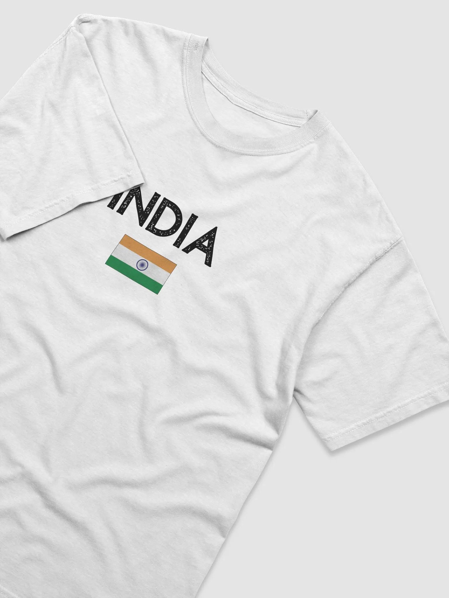 India Flag Tricolor Pride Cotton T-Shirt product image (4)