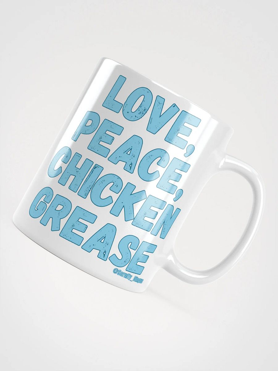 "End of Stream" Love, Peace, Chicken Grease Mug product image (10)