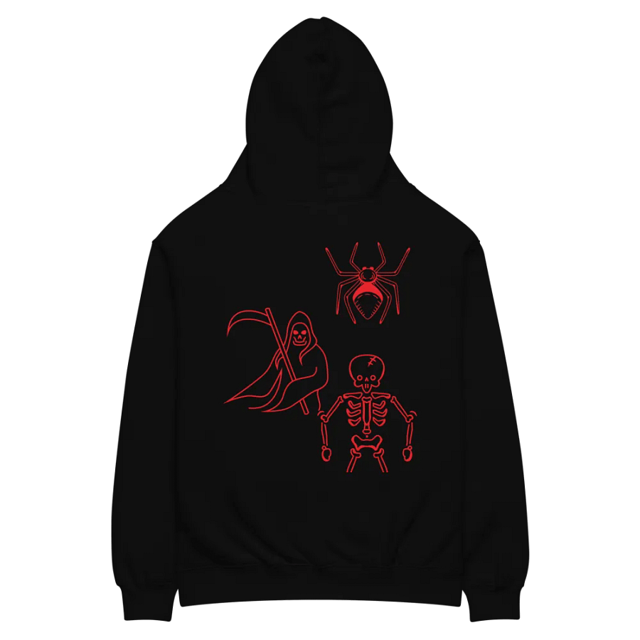 Spooky Line Art Oversized Hoodie product image (31)