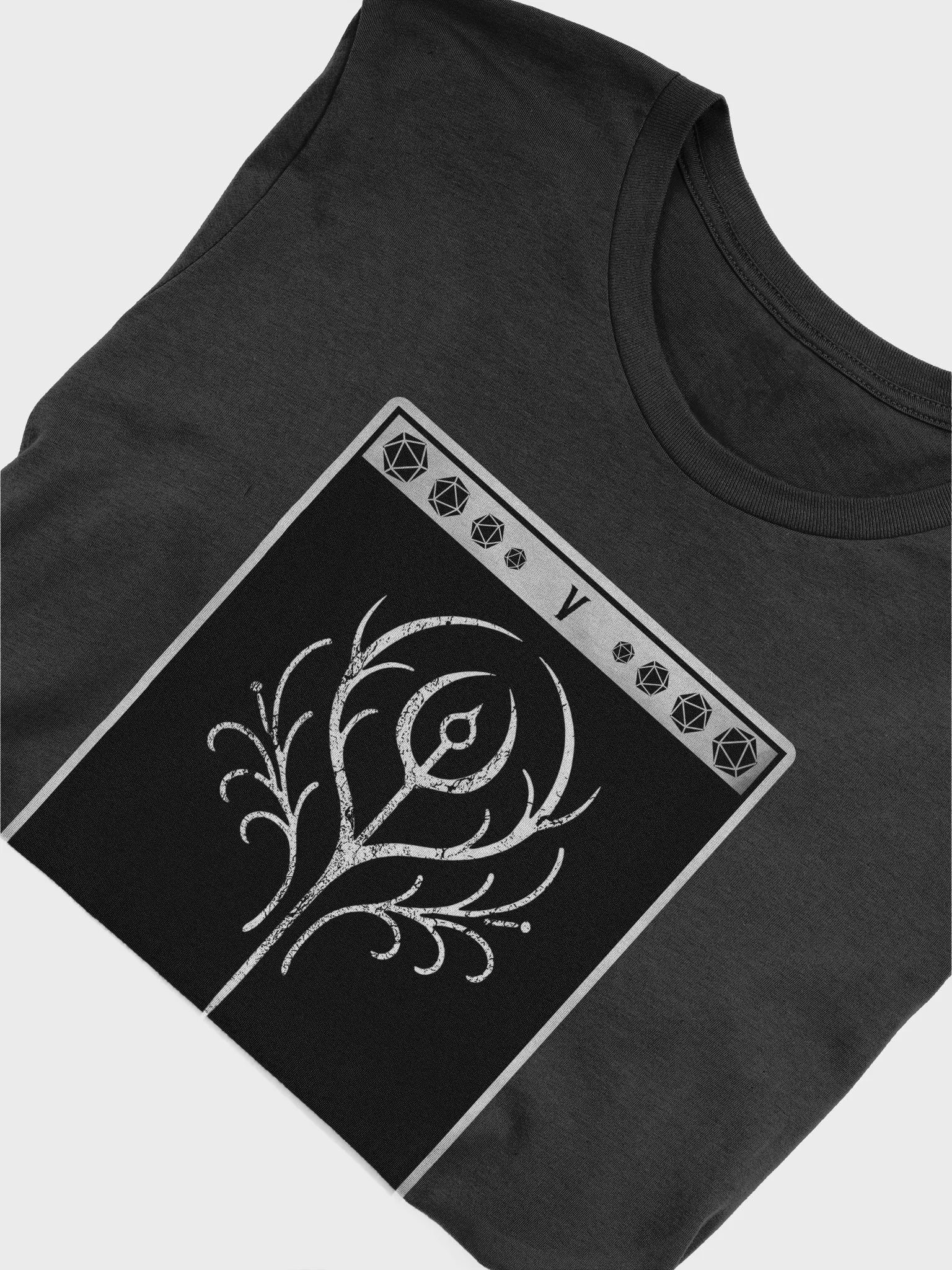 Druid Shirt, Grunge Tarot-Inspired Roleplaying Class Symbol Tee product image (25)