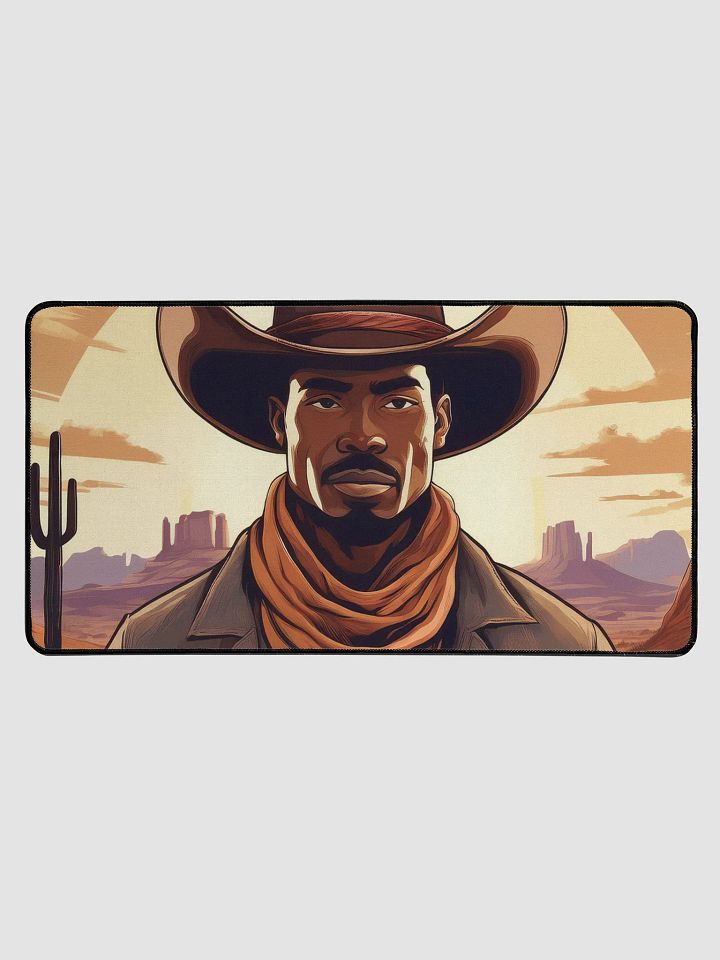 Desk Mat 15.5" x 31.5" cowboy deuce product image (1)