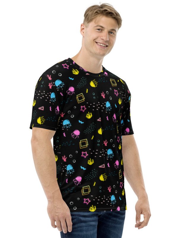 Shifty Seas dark pattern t-shirt product image (1)
