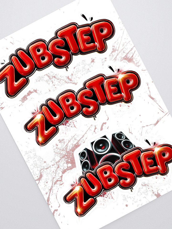 Zubstep Big 3 Stickers product image (1)