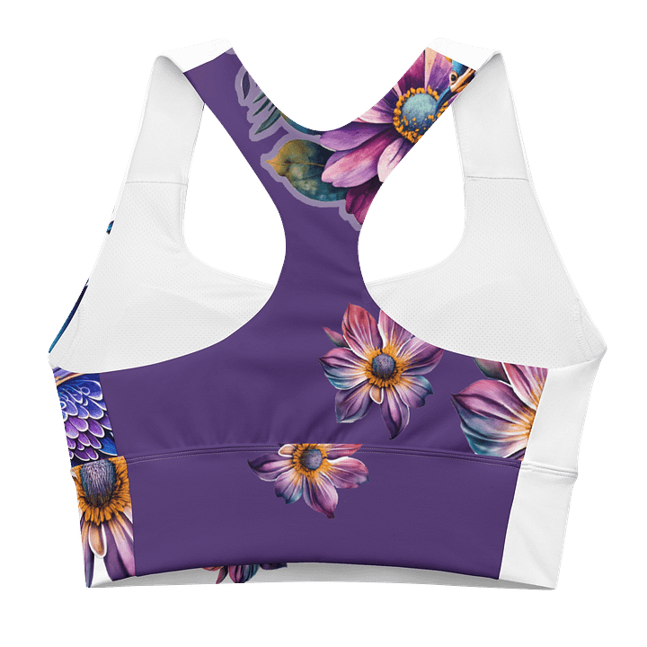 Peacock Recycled Longline Sports Bra product image (2)