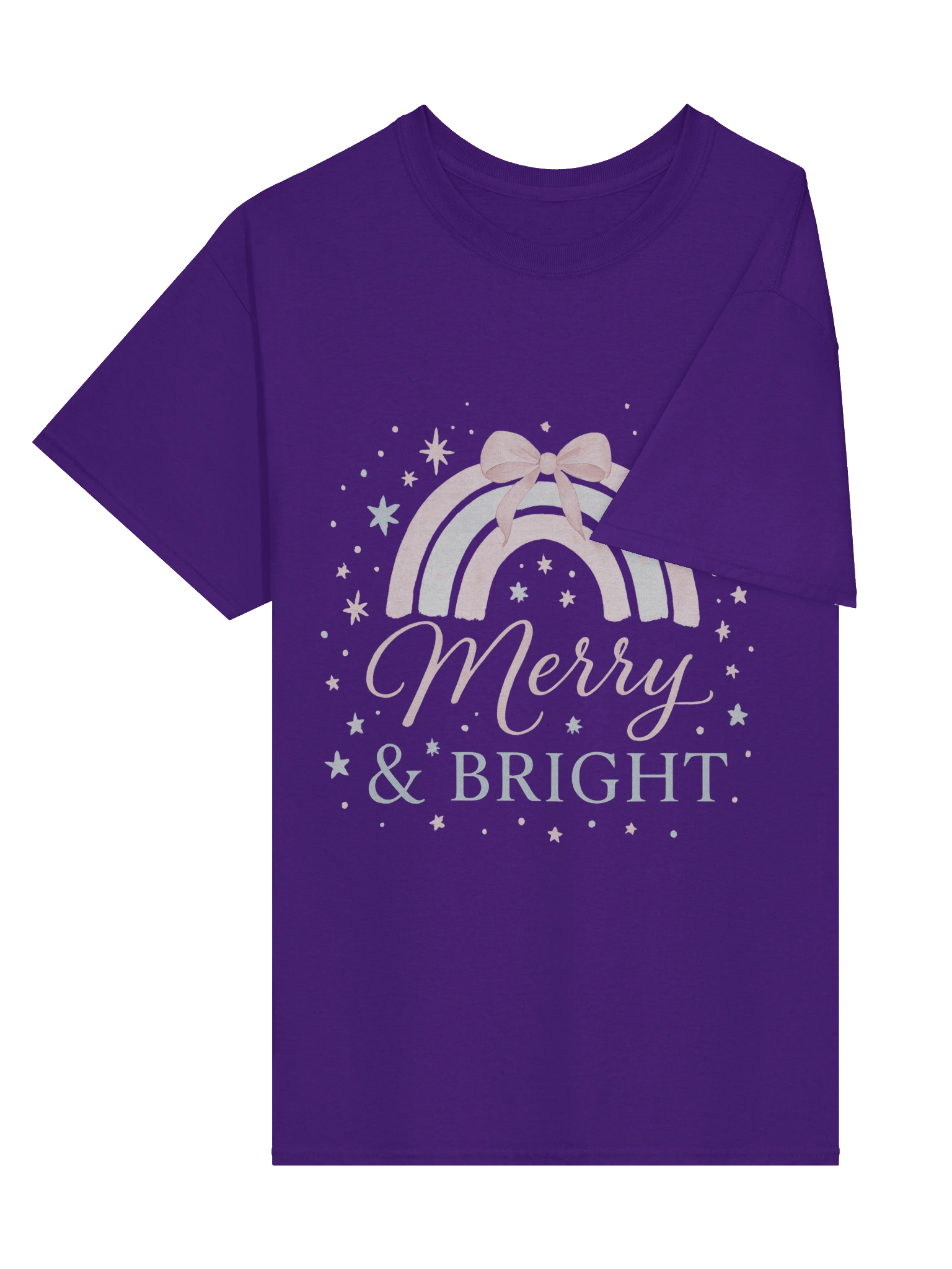 Merry & Bright Rainbow T-Shirt product image (27)