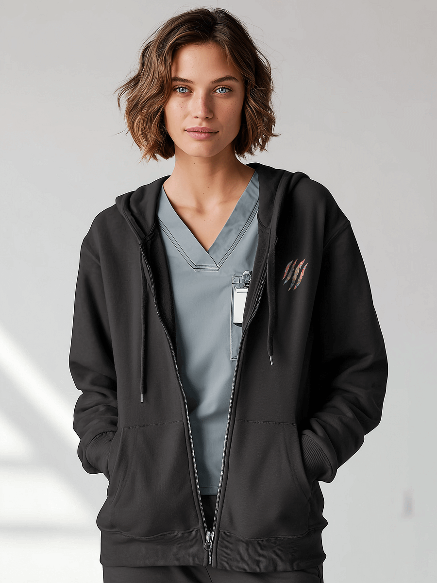 nursing student zip up hoodie product image (2)