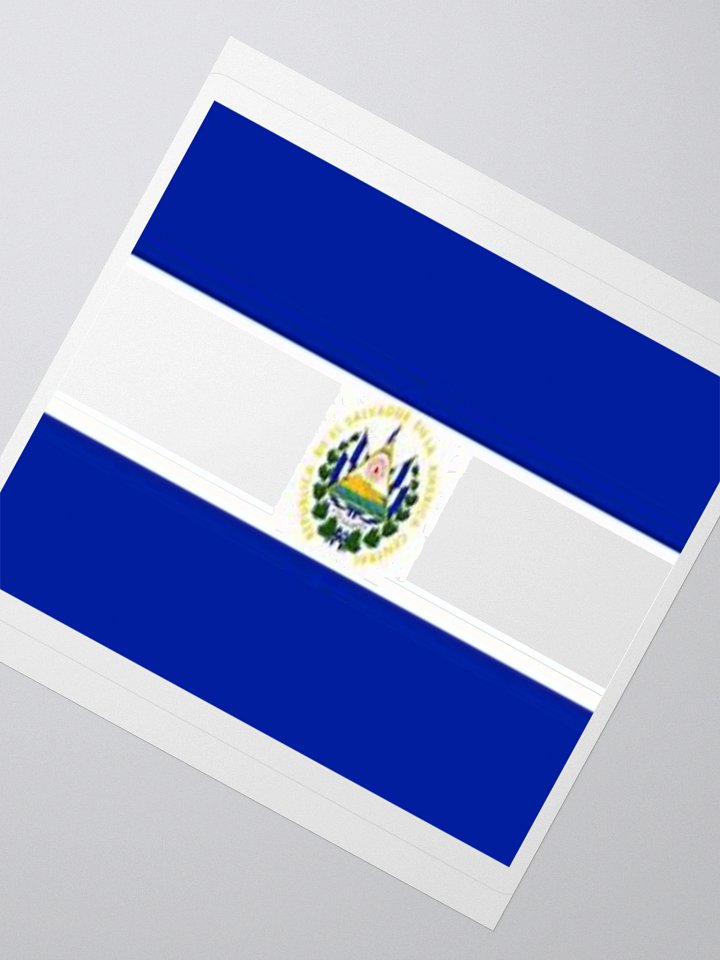 El Salvador Flag Sticker | Coat of Arms Design | Durable Vinyl | 3 Sizes product image (5)