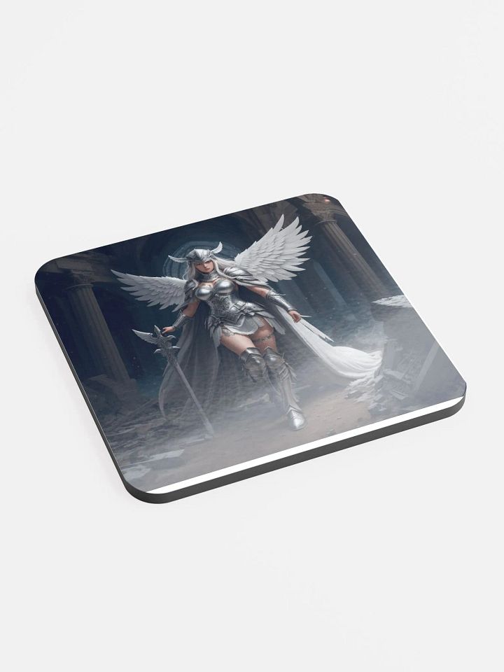 A Beautiful Valkyrie Glossed Cork Coaster product image (2)