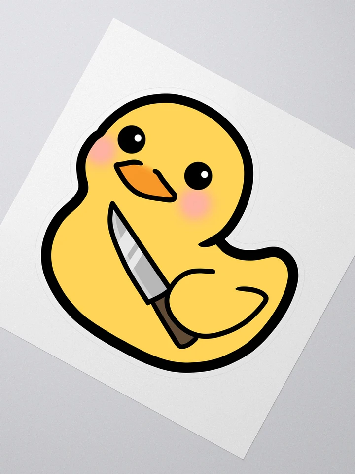 Stabby Duck Sticker product image (1)
