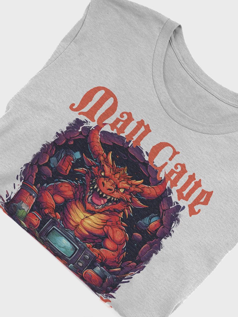 Man Cave Resident - Cool Scary Red Dragon Bella Canvas 3001 Super Soft T-Shirt for Men product image (4)