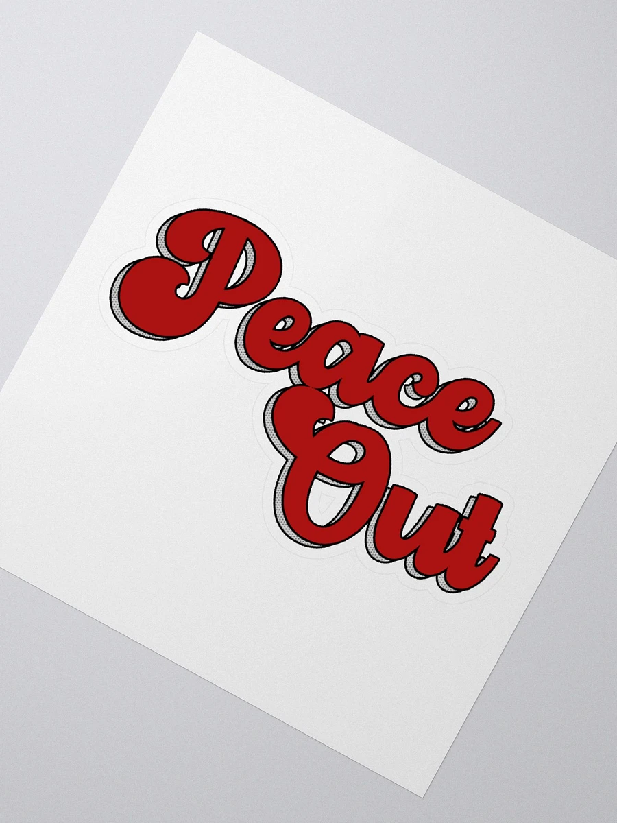 PEACE OUT Sticker product image (2)
